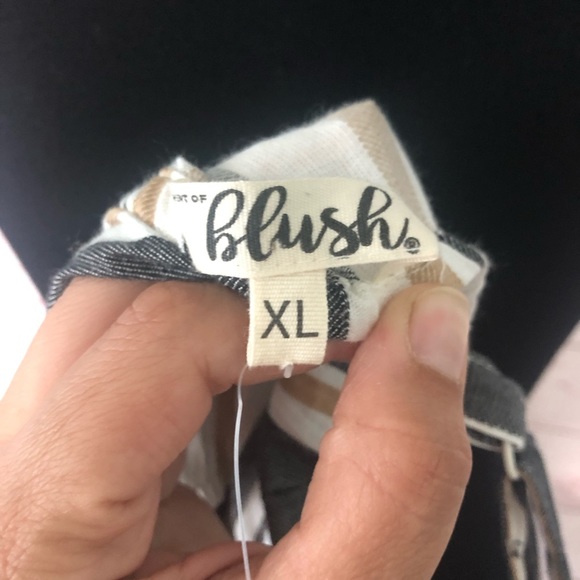 NWT Blush Button Down Striped Sundress - Picture 8 of 10